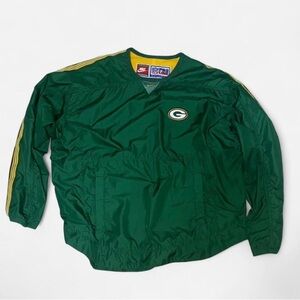 Nike 90s Packers Windbreaker – Lightweight – Green & Yellow – NFL